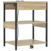 vidaXL Natskab Sonoma eg 41 x 31 x 51 cm Konstrueret tr&aelig;