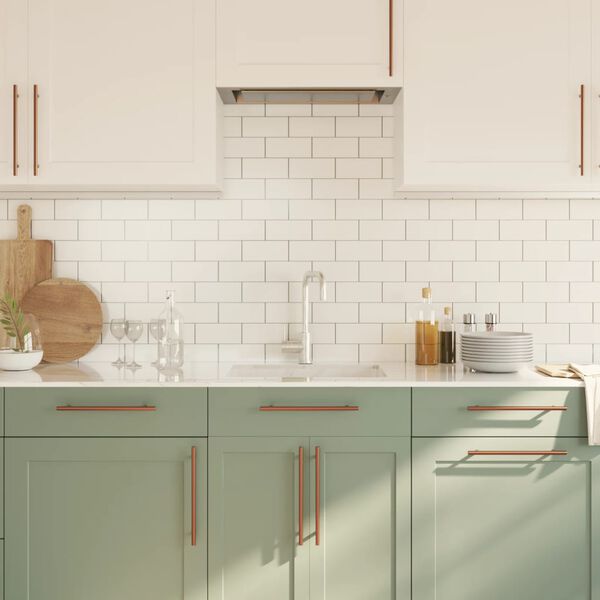 vidaXL skabsh&aring;ndtag 20 stk. 224 mm rustfrit st&aring;l bronzefarvet