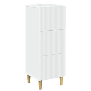vidaXL Skuffeskab Hvid 33 x 34,5 x 90 cm Konstrueret tr&aelig;