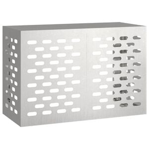 vidaXL Air Conditioner Cover S&oslash;lv 90 x 40 x 60 cm Rustfrit st&aring;l