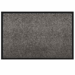 vidaXL D&oslash;rm&aring;tte Lysegr&aring; 60 x 40 x 1.2 cm Teddy Stof