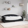 vidaXL daybed med madras 80x200 cm stof sort