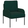 vidaXL Sofaer med pude 55cm M&oslash;rkegr&oslash;n Krydsfin&eacute;r