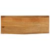 vidaXL bordplade 90x30x2,5 cm naturlig kant massivt mangotr&aelig;