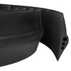 vidaXL Garage Gulvforsegling Sort 75 x 12 mm 1 m EPDM gummi