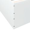 vidaXL sengestel 180x200 cm konstrueret tr&aelig; hvid