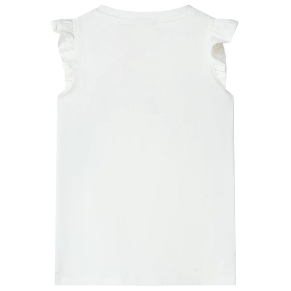 T-shirt til børn str. 92 ecrufarvet