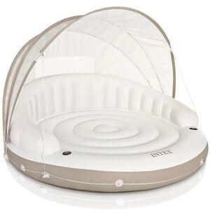 Intex bademadras med baldakin 199x150 cm 58292EU