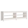 vidaXL skob&aelig;nk 160x36,5x50 cm massivt fyrretr&aelig; hvid
