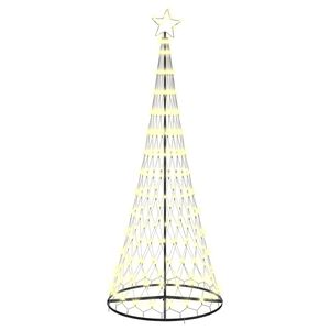 vidaXL LED juletr&aelig; Varm hvid 250 cm Metal