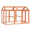 vidaXL l&oslash;beg&aring;rd 141x94x104 cm massivt fyrretr&aelig; brun