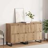 vidaXL Sideboard 2 pcs Artisan Egetr&aelig; 60 x 35 x 70 cm