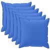 vidaXL Pudebetr&aelig;k 6 stk. HOUTEN Kongelig bl&aring; 30 x 30 cm Polyester