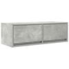 vidaXL tv-bord 80x31x25,5 cm konstrueret tr&aelig; betongr&aring;