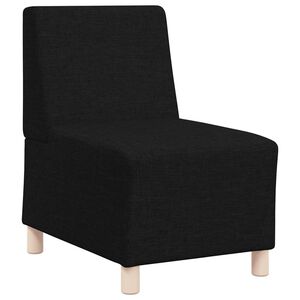 vidaXL modul&aelig;r sofa uden arml&aelig;n sort 55 cm stof