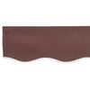 vidaXL Reservedug til markise Brun 380 x 195 cm Polyester