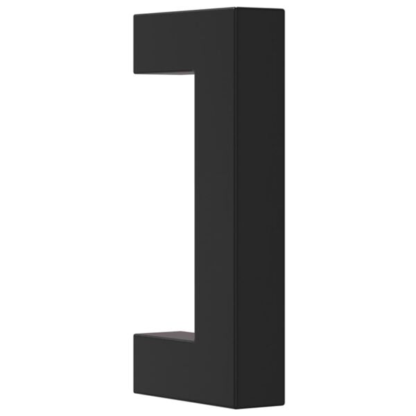 vidaXL skabshåndtag 20 stk. 64 mm rustfrit stål sort