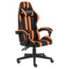 vidaXL racerstol kunstl&aelig;der sort og orange