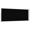 vidaXL sammenrullelig sidemarkise 120 x 300 cm sort