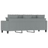 vidaXL 3-personers sofa 180 cm stof lysegr&aring;