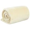 vidaXL t&aelig;ppe 130x170 cm polyester cremefarvet