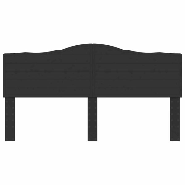 vidaXL Hovedg&aelig;rde Sort eg 200 cm Konstrueret tr&aelig;