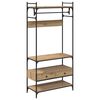 vidaXL Garderobeskab artisan eg 89 x 39 x 184.5 cm Konstrueret tr&aelig;