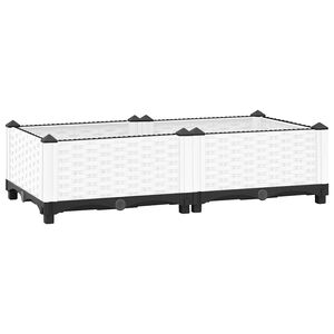 vidaXL h&oslash;jbed 80x40x23 cm polypropylen