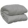 vidaXL tyngdet&aelig;ppe 200x200 cm 9 kg stof gr&aring;