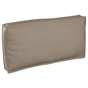 vidaXL Pude Oxford stof Gr&aring;brun 120 x 60 x 12 cm