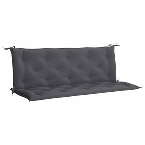 vidaXL hynde til haveb&aelig;nk 150x(50+50)x7 cm oxfordstof antracitgr&aring;