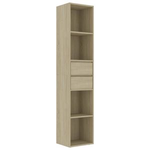 vidaXL bogreol 36x30x171 cm konstrueret tr&aelig; sonoma-eg