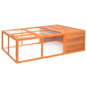 vidaXL udend&oslash;rs dyrebur 150x100x50 cm massivt grantr&aelig;