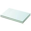 vidaXL hylder 2 stk. glaspanel 20 x 25 cm klar