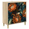 vidaXL Sideboard LOCHEM Sonoma-eg 69 x 33 x 75 cm Konstrueret tr&aelig;