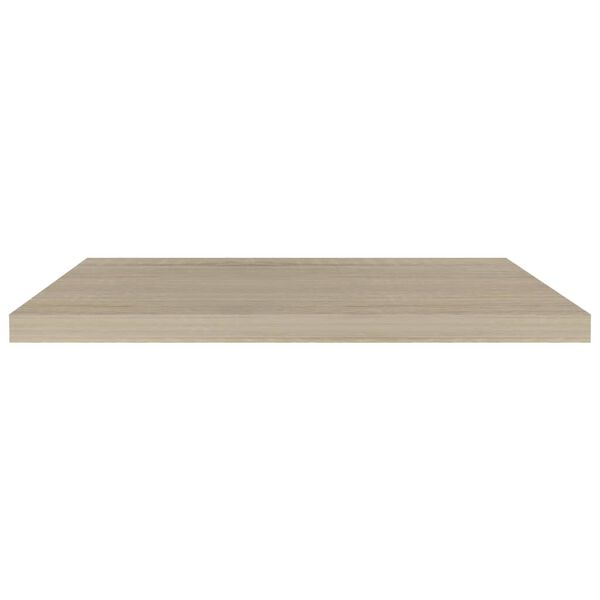 vidaXL v&aelig;ghylder 2 stk. 80x23,5x3,8 cm MDF egetr&aelig;sfarve