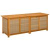 vidaXL Have Opbevaringskasse 185 L Massivt Akacietr&aelig; 150 x 50 x 56 cm
