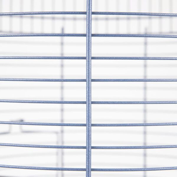 FLAMINGO undulatbur 35x35x67 cm Sanna 2 metallisk bl&aring;