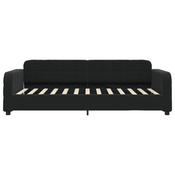 vidaXL daybed 90x200 cm velour sort