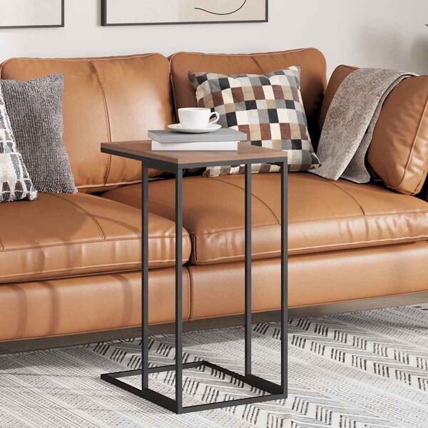 vidaXL sidebord 40x30x59 cm konstrueret tr&aelig; sort