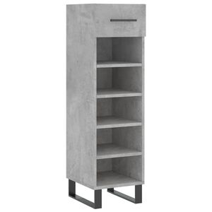 vidaXL skoreol 30x35x105 cm konstrueret tr&aelig; betongr&aring;