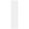 vidaXL klædeskab 80x50x200 cm konstrueret træ hvid
