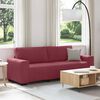 vidaXL 3-personers sofa 220x77x82 cm stof vinr&oslash;d