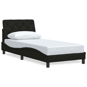vidaXL sengeramme uden madras 80x200 cm stof sort