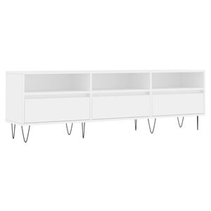 vidaXL tv-bord 150x30x44,5 cm konstrueret tr&aelig; hvid