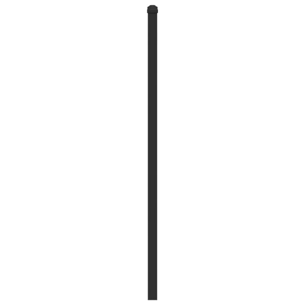 vidaXL udskiftningsgavl 75 cm konstrueret tr&aelig; og st&aring;l r&oslash;get egetr&aelig;sfarve