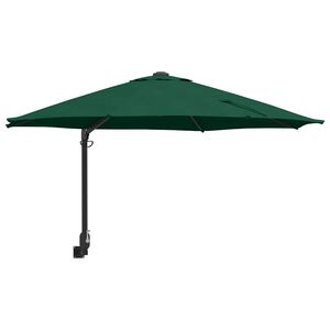 vidaXL Havesol Gr&oslash;n 248 x 248 x 148 cm Polyester og St&aring;l