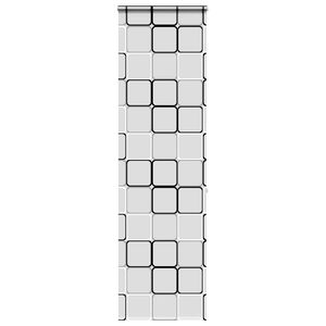 vidaXL Bruserullegardin med kassette 60x240 cm Stofbredde 56 cm