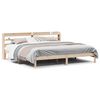 vidaXL sengeramme uden madras 200x200 cm massivt fyrretr&aelig;