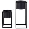 House Nordic blomsterkrukker 2 stk. Lena sort